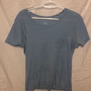 J-Crew blue t-shirt